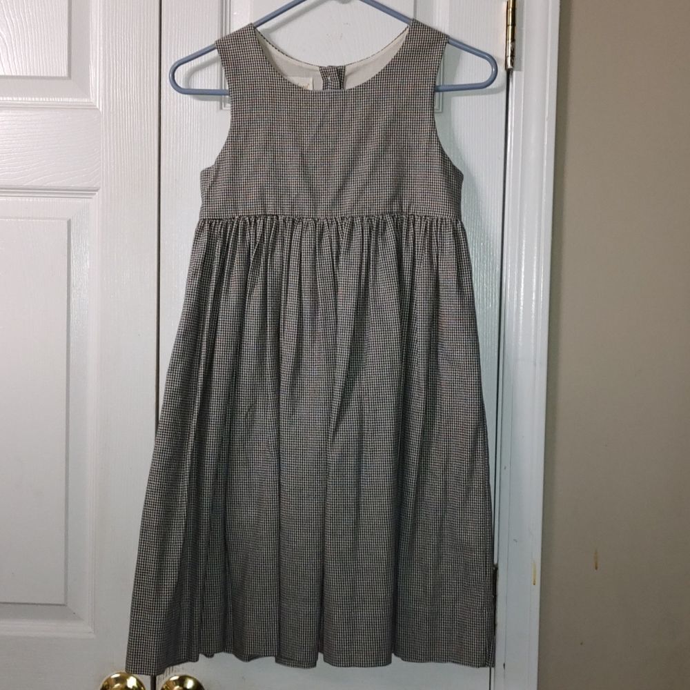 Strasburg black white houndstooth pattern dress Sz 7